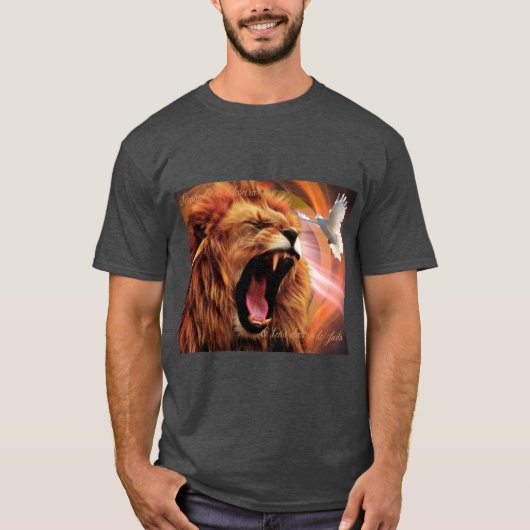 camisa leão da tribo de Judá Tシャツ (正面)