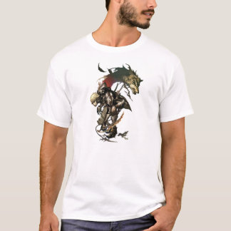 Camisa Lineage 2 Dagger Dark Elfo Tシャツ