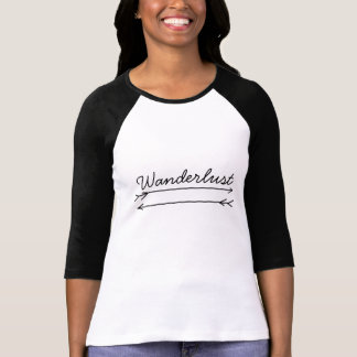 Camisa manga raglan - Wanderlust Tシャツ