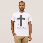 camisa masculina Jesus ele me amou primeiro Tシャツ (正面フル)