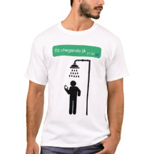 Camisa masculina Whatsapp mensagem