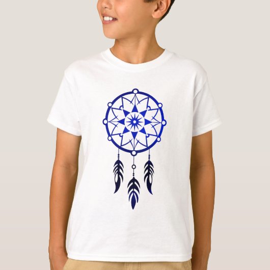 Camisa (T-shirt) Infantil Filtro dos Sonhos Azul Tシャツ (正面)