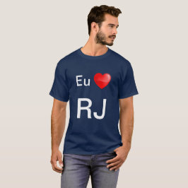 CamisetaのEU amo RJ Tシャツ