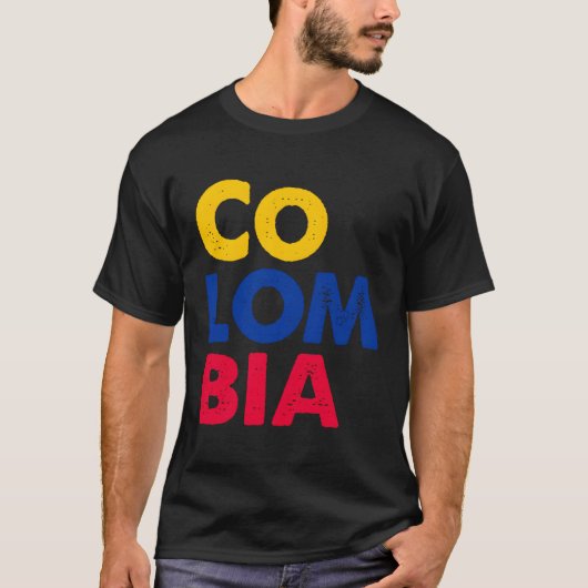 Camiseta選択コロンビア Tシャツ (正面)