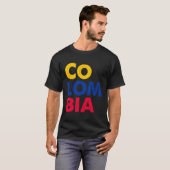 Camiseta選択コロンビア Tシャツ (正面フル)