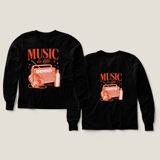 camiseta (デザイン 正面&背面)