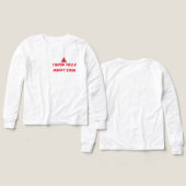 "Camiseta Adolescente Feliz Año Nuevo 2026  (デザイン 正面＆背面)
