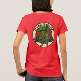 Camiseta Adulto Brócolis é o Segredo - Back Tシャツ