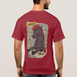 Camiseta Adulto Cavalo de Fogo - Back Tシャツ