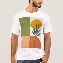 camiseta adulto planta boho tシャツ