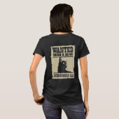 Camiseta Adulto Schrodinger's Cat - Dark - Back Tシャツ (裏面フル)