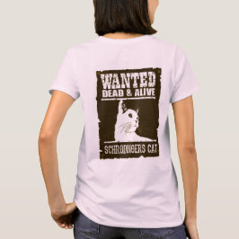 Camiseta Adulto Schrodinger's Cat - Light - Back Tシャツ