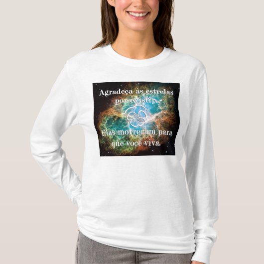 Camiseta Agradeça às estrelas Tシャツ (正面)