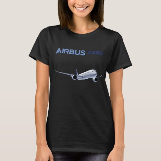 Camiseta Airbus A350 XWB Manga Corta Tシャツ (正面)