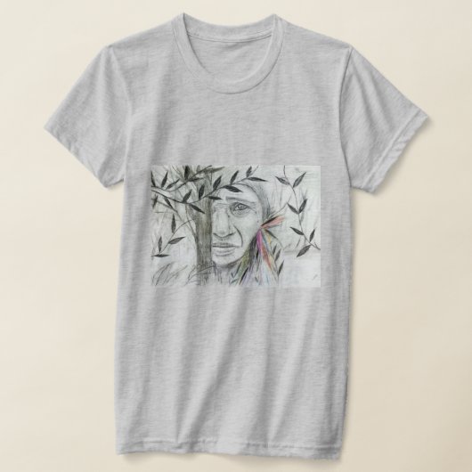 Camiseta Alma Xamã (desenho autoral) Tシャツ (レイダウン)