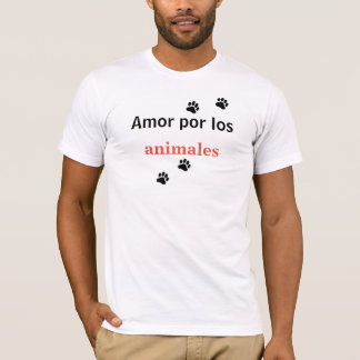 Camiseta amor por los animales tシャツ