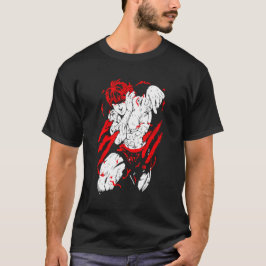 Camiseta Arte de Lucha: Fuerza y Energía en Cada M Tシャツ