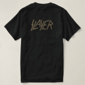 Camiseta banda Slayer estampa caveira Tシャツ (デザイン裏面)