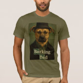 Camiseta Barking Bad – Diseño Cómico de Perro con Tシャツ (正面)