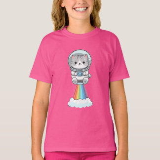 Camiseta básica para niñas tシャツ