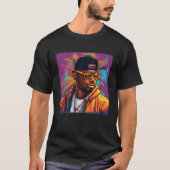 Camiseta Básica - Street graffiti art Hip Hop Tシャツ (正面)