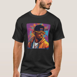 Camiseta Básica - Street graffiti art Hip Hop Tシャツ