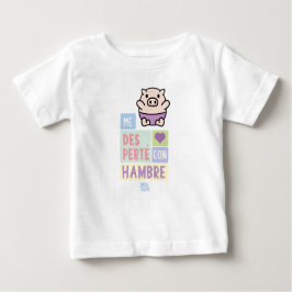 Camiseta Bebé│Me desperté con hambre ベビーTシャツ