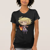 Camiseta Bella+Canvas Anunciante Chibi [F] Tシャツ (正面)