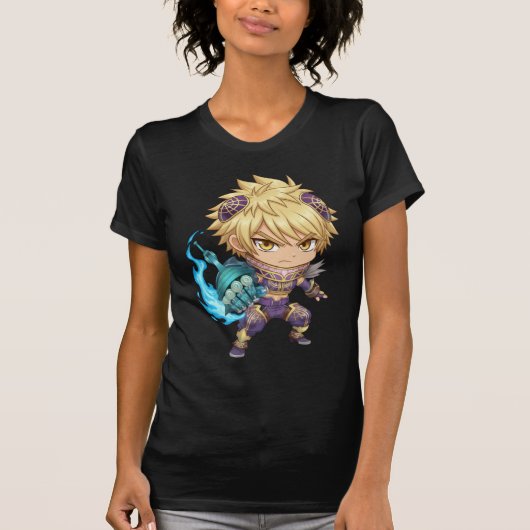 Camiseta Bella+Canvas Anunciante Chibi [M] Tシャツ (正面)
