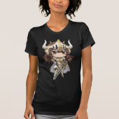 Camiseta Bella+Canvas Cavaleiro Chibi [F] Tシャツ (正面)