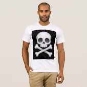 Camiseta Bella+Canvas Crânio Polido Tシャツ (正面フル)