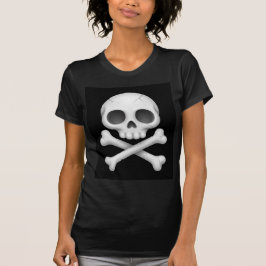 Camiseta Bella+Canvas Crânio Polido Tシャツ