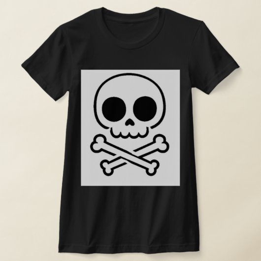 Camiseta Bella+Canvas Jolly Roger Fofo Tシャツ (レイダウン)