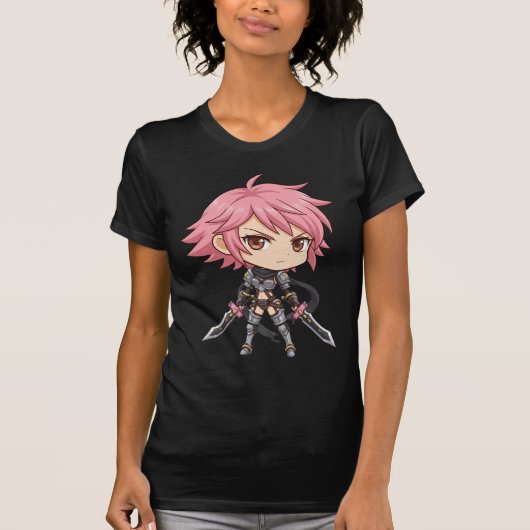 Camiseta Bella+Canvas Lâmina Chibi [F] Tシャツ (正面)
