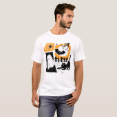 Camiseta Beware of the cat! Tシャツ (正面フル)