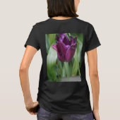 Camiseta blanca floral mujer tシャツ (裏面)
