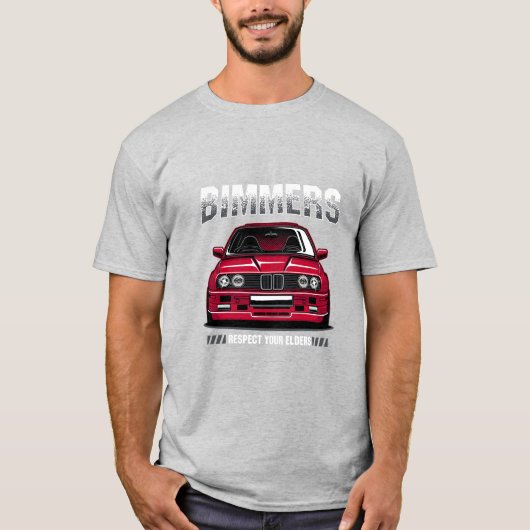 Camiseta BMW E30 "Respect Your Elders" – La Fuerza Tシャツ (正面)