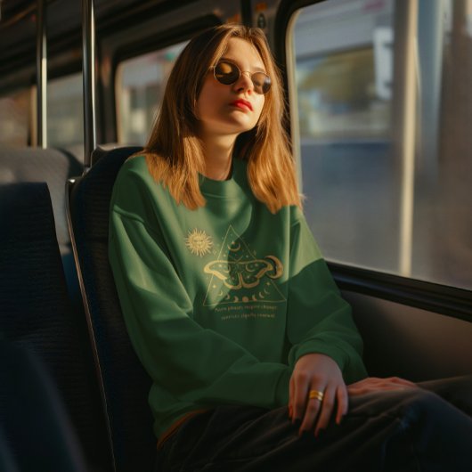 "Camiseta Boho con mariposa y frases lunares パーカ