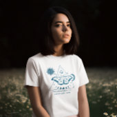 Camiseta Boho con mariposa y frases lunares Tシャツ