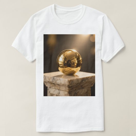 Camiseta bola dourada tシャツ (デザイン正面)