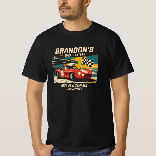 camiseta Brandon's Gas Station Tシャツ (正面)