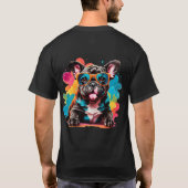 Camiseta Bulldog Colorido Tシャツ (裏面)