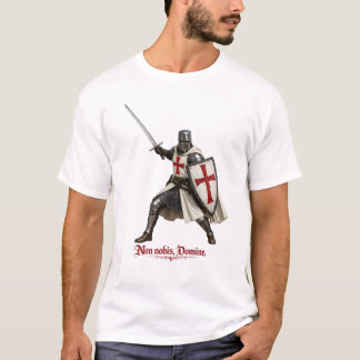Camiseta caballero templario - Non nobis, Domine Tシャツ