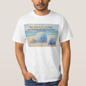 Camiseta caracolas de Mar con Versículo Romanos Tシャツ (正面)