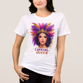 Camiseta Carnival Queen Rainha do Carnaval Fantas トライブレンドTシャツ