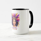 Camiseta Carnival Queen Rainha do Carnaval Fantas マグカップ (正面右)