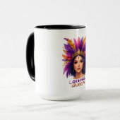 Camiseta Carnival Queen Rainha do Carnaval Fantas マグカップ (正面左)