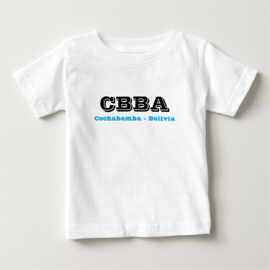 Camiseta CBBA Cochabamba Bolivia ベビーTシャツ (正面)