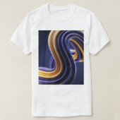 Camiseta chantilly azul dourado tシャツ (デザイン正面)