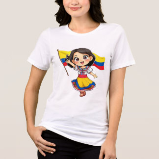 Camiseta chibi Estampado divertido Moda casual Art トライブレンドTシャツ